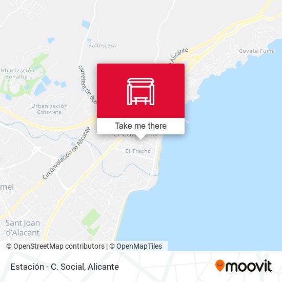 Estación - C. Social map