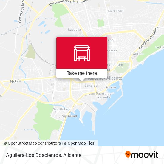 Aguilera-Los Doscientos map