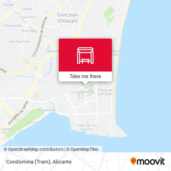 Condomina (Tram) map