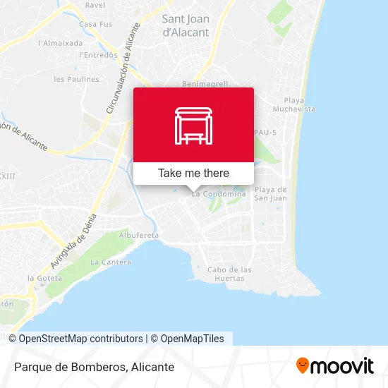 Parque de Bomberos map