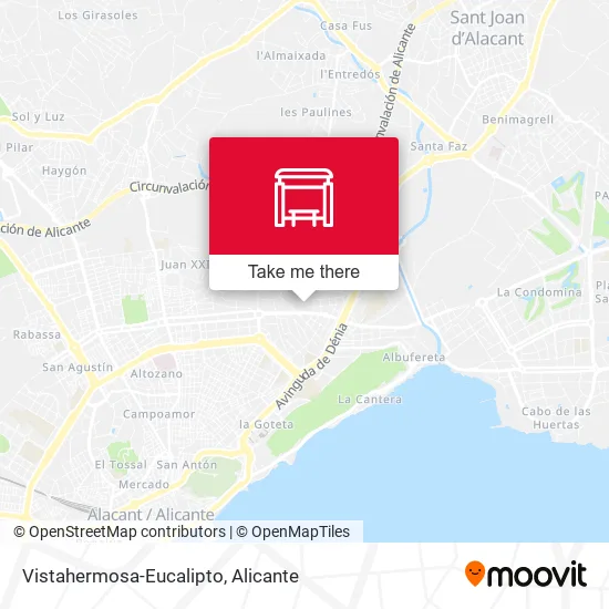 Vistahermosa-Eucalipto map