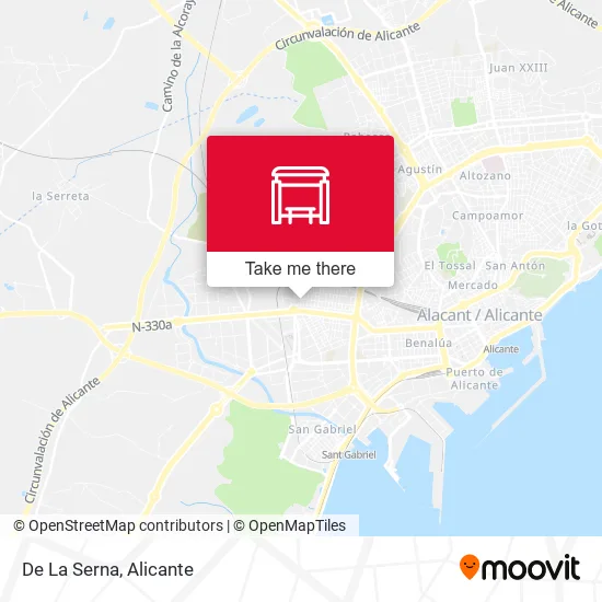 De La Serna map
