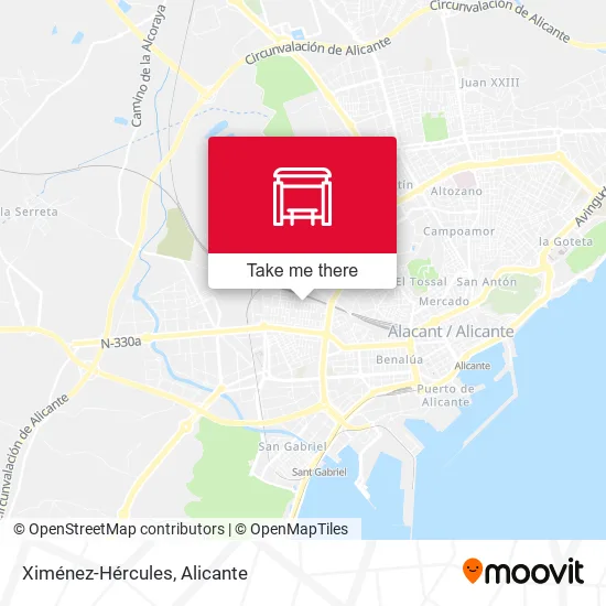 Ximénez-Hércules map