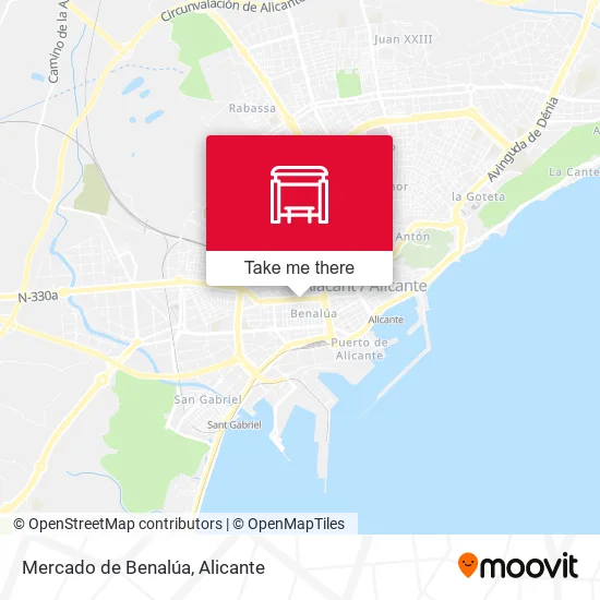 Mercado de Benalúa map