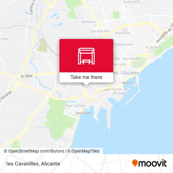 Ies Cavanilles map
