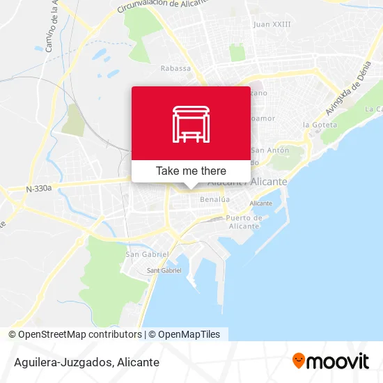 Aguilera-Juzgados map