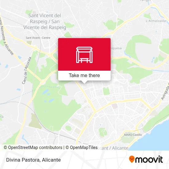 Divina Pastora map