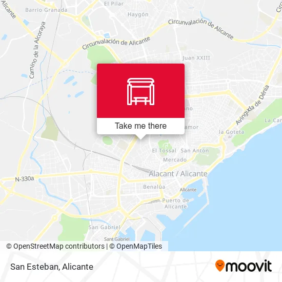 San Esteban map