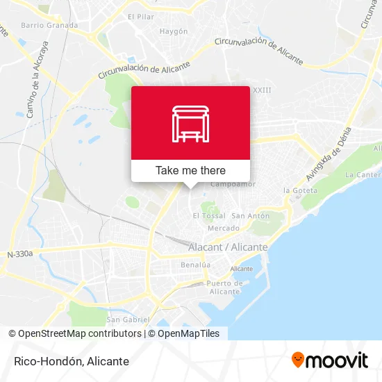 Rico-Hondón map