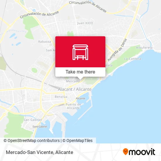 Mercado-San Vicente map