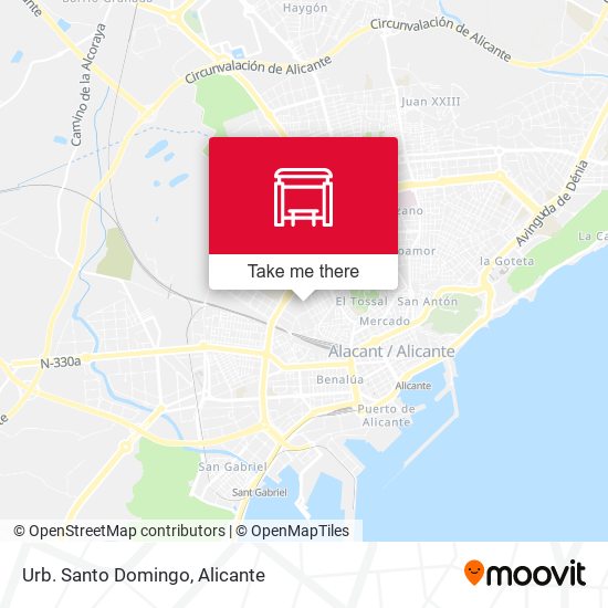 Urb. Santo Domingo map