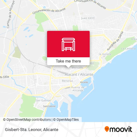 Gisbert-Sta. Leonor map