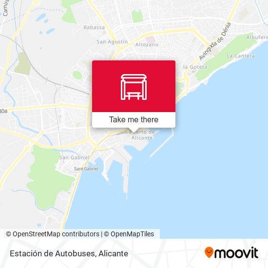 Estación de Autobuses map