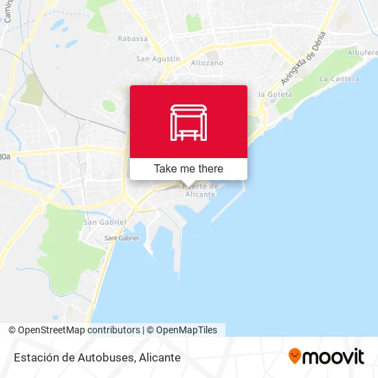 Estación de Autobuses map