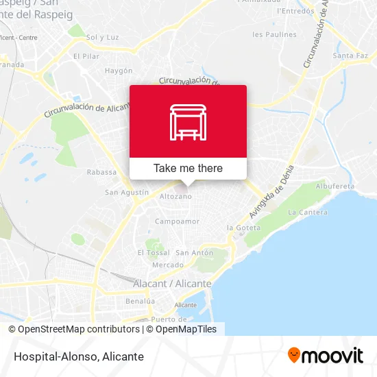 Hospital-Alonso map