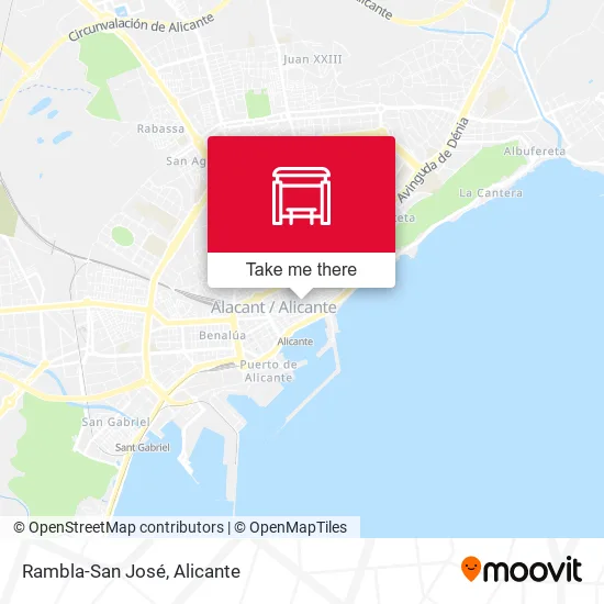 Rambla-San José map