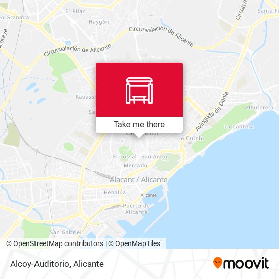 Alcoy-Auditorio map