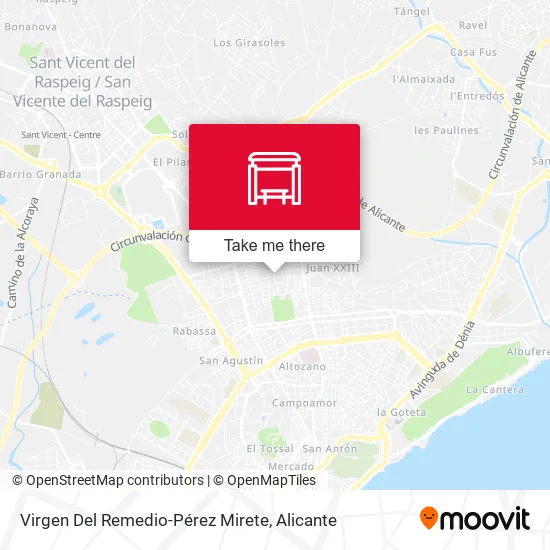 Virgen Del Remedio-Pérez Mirete map