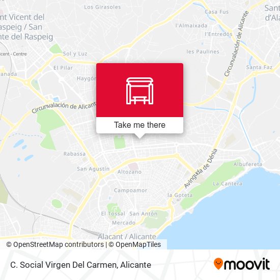 C. Social Virgen Del Carmen map