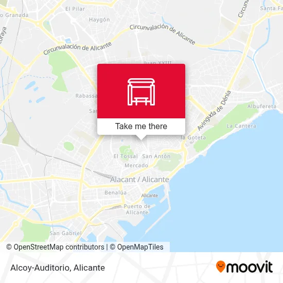 Alcoy-Auditorio map