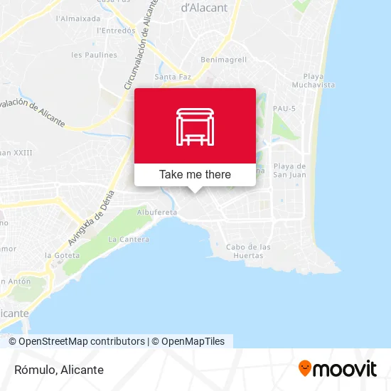 Rómulo map