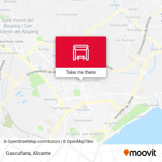 Gascuñana map