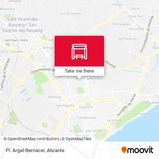 Pl. Argel-Bernácer map