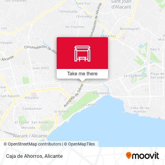 Caja de Ahorros map