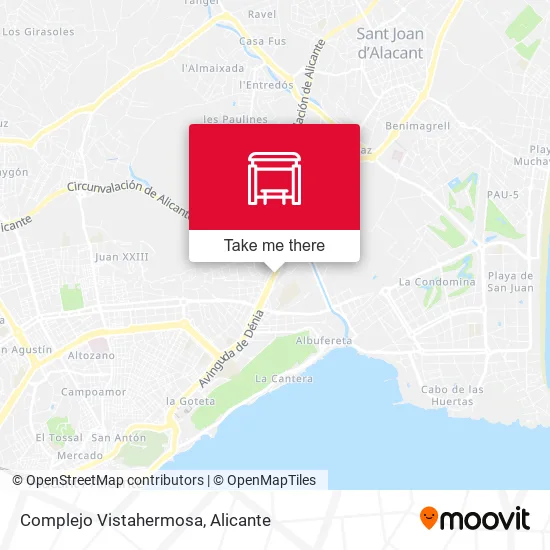 mapa Complejo Vistahermosa