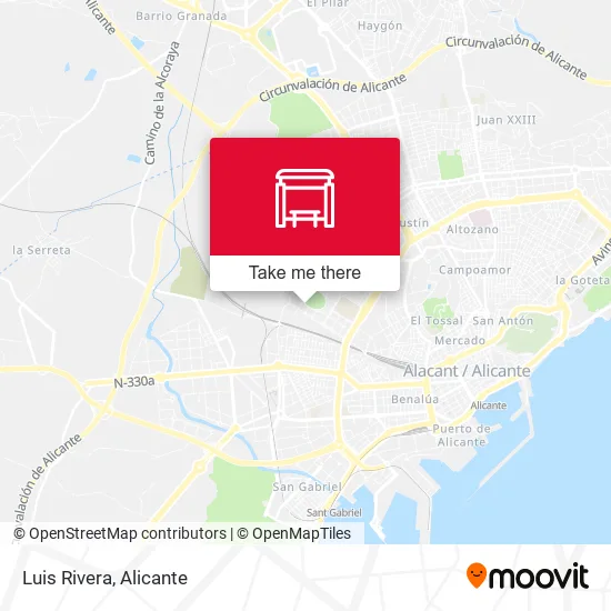 Luis Rivera map