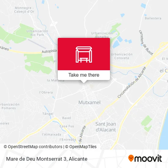 Mare de Deu Montserrat  3 map