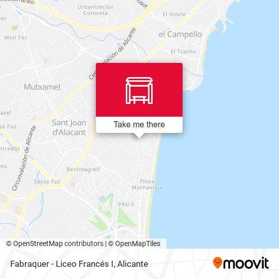 Fabraquer - Liceo Francés I map