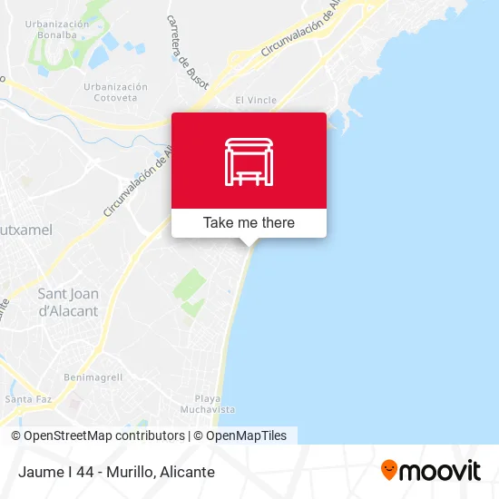 Jaume I 44 - Murillo map
