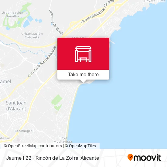 Jaume I 22 - Rincón de La Zofra map