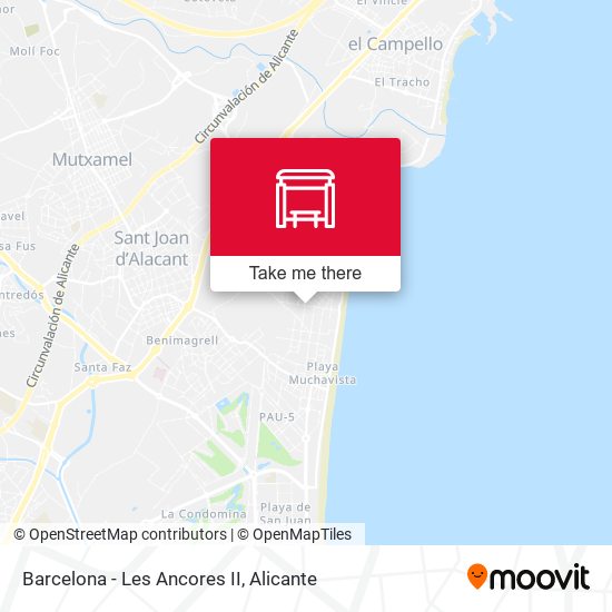 Barcelona - Les Ancores II map