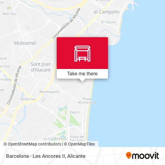 mapa Barcelona - Les Ancores II
