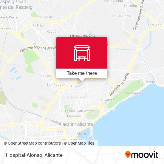 Hospital-Alonso map