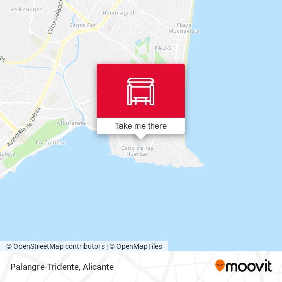 Palangre-Tridente map