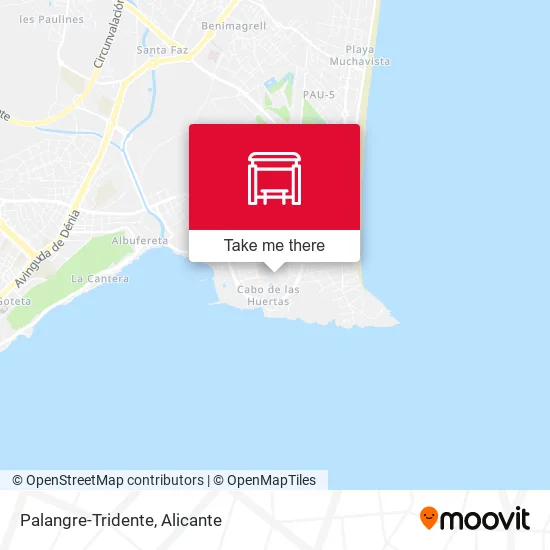 Palangre-Tridente map