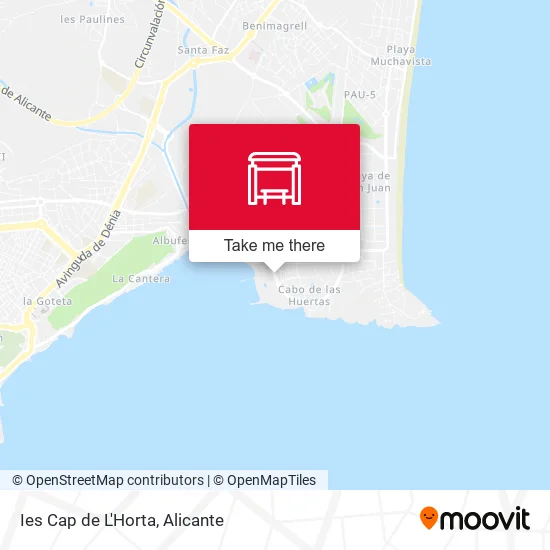 mapa Ies Cap de L'Horta