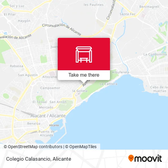 Colegio Calasancio map
