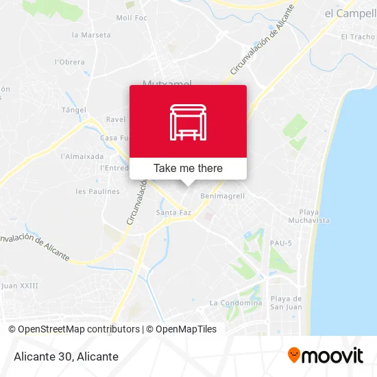 mapa Alicante 30
