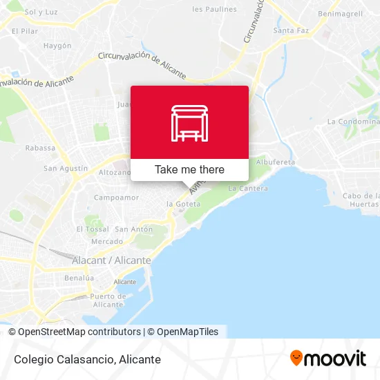 Colegio Calasancio map