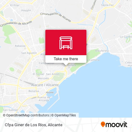 Cfpa Giner de Los Ríos map
