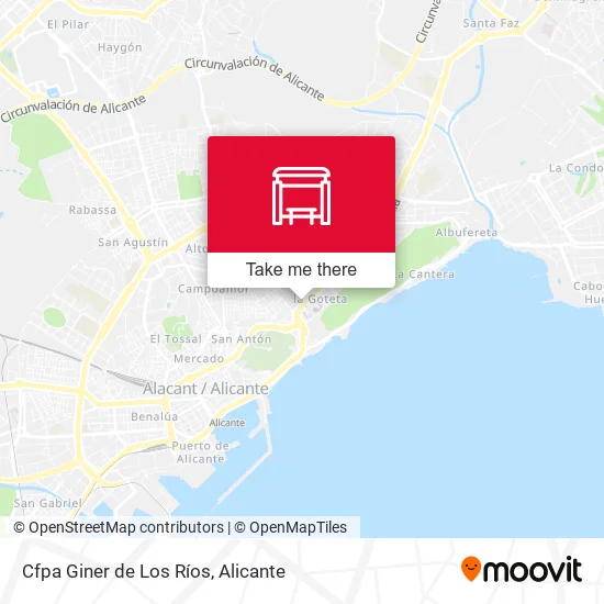 Cfpa Giner de Los Ríos map