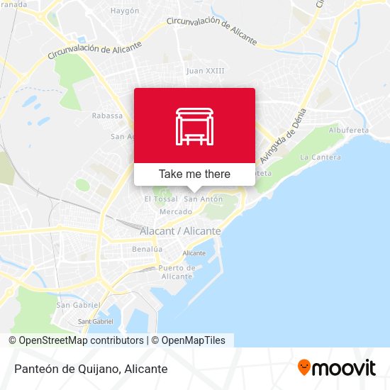 Panteón de Quijano map