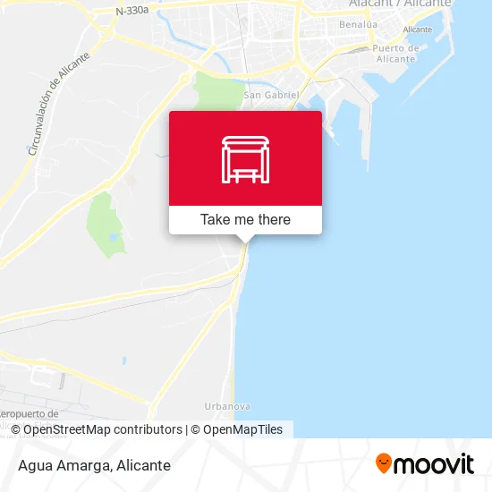 mapa Agua Amarga