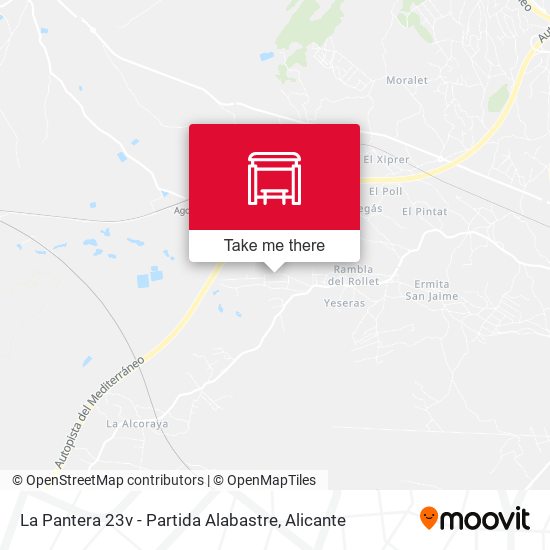 La Pantera 23v - Partida Alabastre map