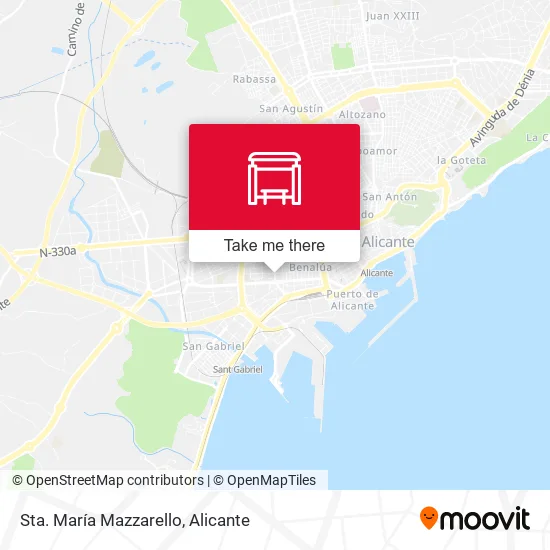 Sta. María Mazzarello map
