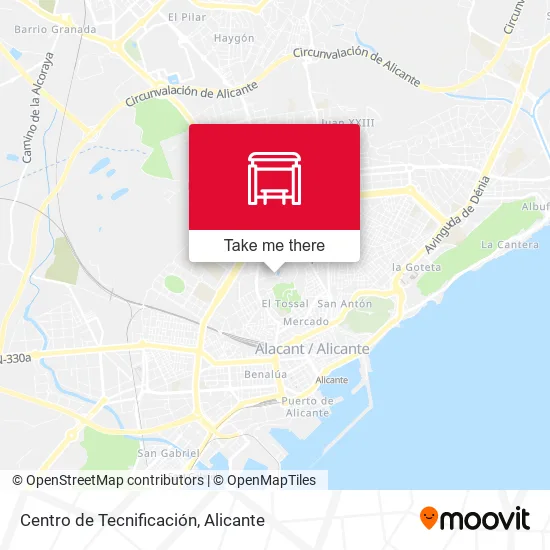 Centro de Tecnificación map